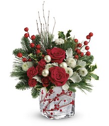 Teleflora's Winterberry Kisses Bouquet from Gilmore's Flower Shop in East Providence, RI